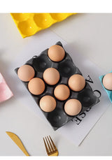 OvoLux Ceramic Egg Holder – 6- & 12-Slot Egg Tray for Kitchen & Refrigerator