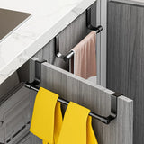 CabinHang – Stainless Steel Kitchen Towel Rack (No Drilling Required)