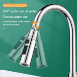 FlexStream 720 – 360°/720° Swivel Kitchen Faucet Attachment with 3 Spray Modes