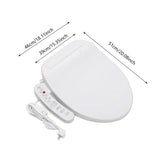 AquaLuxe SmartSpa Pro Bidet Seat – Heated Toilet Seat with Instant Warm Water Wash, Warm Air Dryer & Self-Cleaning Nozzles