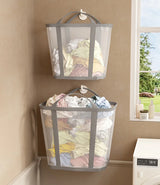 BreezeFold Collapsible Laundry Hamper  – Breathable & Versatile Storage
