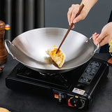 ChefMaster – Large Stainless Steel Wok with Dual Handles