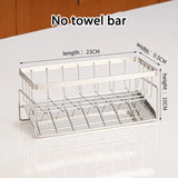 SteelNest Stainless Steel Sponge Holder – Freestanding Kitchen Sink Organizer Rack