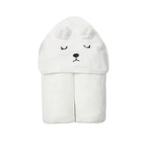 CuddleBear Hooded Baby Towel – Ultra-Soft Coral Fleece