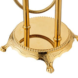 Aurelia Classic Gold Wall-Mount Bathtub & Shower Faucet – Dual Handle, Brass