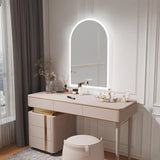 GlowArc SmartView LED Bathroom Mirror – Frameless Oval Lighted Vanity Mirror with Clock, Anti-Fog & Touch Dimming