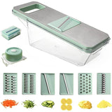 SliceMaster – 6-in-1 Vegetable Slicer & Grater with Interchangeable Stainless Steel Blades