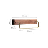 AquaLux 24-Inch Towel Bar with Hook – Chrome & Stainless Steel