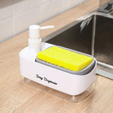 DualPress Pro Kitchen Soap Dispenser – Manual 2-Way Press Pump, Refillable & Removable Dish Soap System for Sink & Countertop