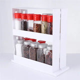 TurnEasy 2-Tier Rotating Organizer – Multifunctional Spice & Bathroom Storage Rack