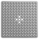 SafeStep Anti-Slip Shower Mat 21×21 in – PVC Safety Mat with Suction Cups & Quick-Dry Drain Holes