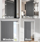 MagnaFold Foldable Magnetic Shower Curtain – Waterproof Curtain for Walk-In Showers