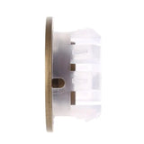 DrainElegance Solid Brass Sink Overflow Cover Ring – Universal 0.87–0.98 in. Fit