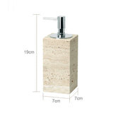 Travèra Beige Travertine Bathroom Set – Timeless Elegance in Natural Marble Stone