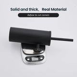 SteelGuard Pro Stainless Steel Toilet Brush & Holder Set – Rustproof Modern Bathroom Cleaning System with Hygienic Cup Design