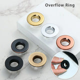 AquaGuard Premium Sink Overflow Cover – Stylish Replacement for Bathroom Basins