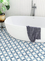 NordicTyle 12-Piece Scandinavian Floor & Wall Sticker Set – Thick PVC Tiles with Strong Adhesion for Modern Home Decor