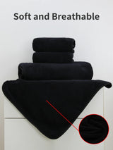 UltraSoft 8-Piece Towel Set – Quick-Dry, Super-Soft Microfiber