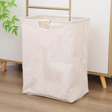 EcoFold Waterproof Cotton Laundry Hamper – Compact, Portable & Sustainable