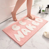 BareLuxe Get Naked Bath Mat – Luxurious Microfiber Anti-Slip Shaggy Rug (20” x 32”)