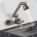 FlexSteel ProFlow 360 Wall Mount Faucet – 4-Mode Flexible Stainless Steel Kitchen