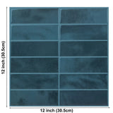 TileGlow 3D Peel-and-Stick Wall Tiles – Waterproof Self-Adhesive Backsplash Stickers for Kitchen, Bathroom & RV