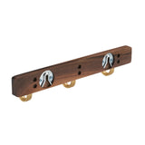 WalnutHook – 3-Hook Wall-Mounted Towel & Coat Rack (Wood & Metal)