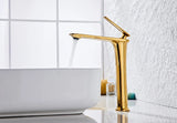 Luxury Black White Rose Gold Bathroom Faucet Premium – Single Handle Basin Mixer | Hot & Cold Water Control | Modern Brass Design