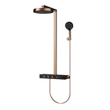 Concealed Thermostatic Shower System in Brass – Luxury Rainfall Bathroom Set with Premium Finish