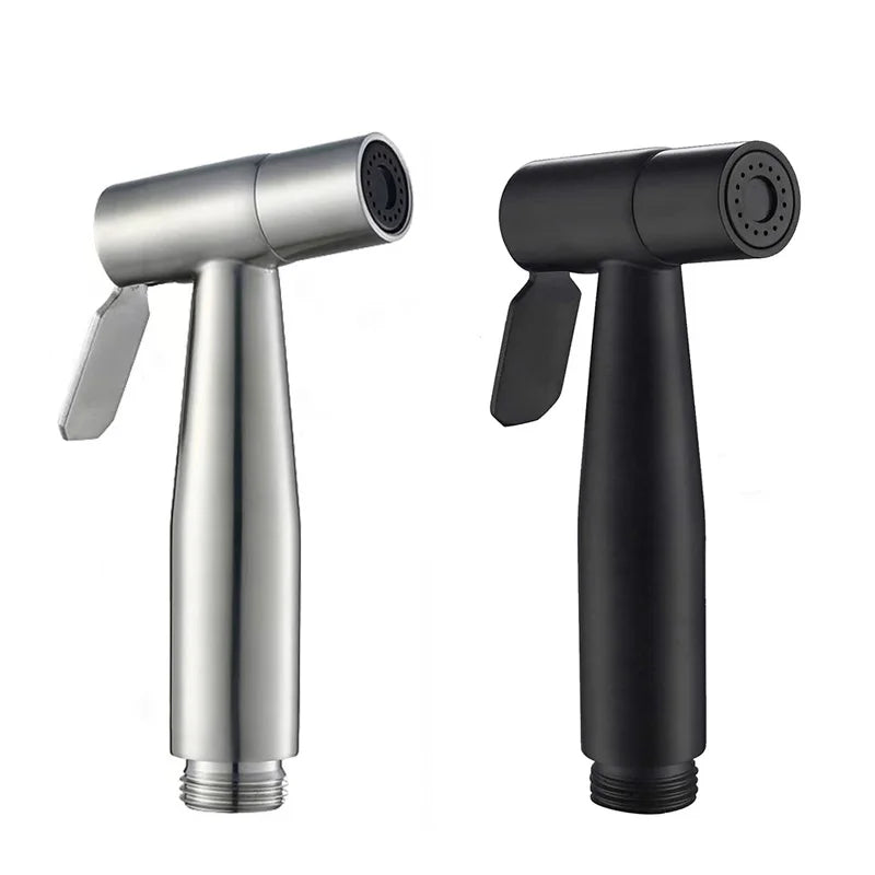 PureJet CleanFlow Stainless Steel Handheld Bidet Sprayer – Wall-Mounted Toilet Spray for Personal Hygiene, Baby Care & Bathroom Cleaning