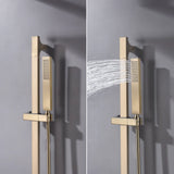 Adjustable Wall Mount Shower Slide Bar Set Premium – Stainless Steel Handheld Shower | Sliding Holder | Water Saving Design