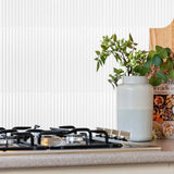 TileFlexX Self-Adhesive 3D Backsplash – Waterproof & Heat-Resistant Wall Tile Stickers for Kitchen & Bathroom