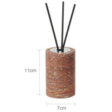 Rubèra Red Travertine Bathroom Set – Vintage Natural Stone Luxury Accessories