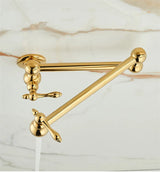 RoyalPour – Luxury Wall-Mount Gold Pot Filler Faucet | Stylish & Functional