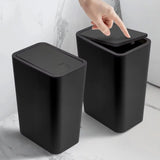 EcoPress 2.6 Gallon Bathroom Trash Can – Compact & Hygienic with Push Lid
