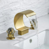 HeritageFlow LuxeSpread 8" Widespread Bathroom Faucet – Polished Metal Double Handle Sink faucet
