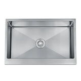 ForgeSquare Handmade Stainless Steel Kitchen Sink – Modern Square Design