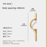 OrientArc Luxe Round Cabinet Pull – Modern Chinese Style Zinc Alloy Furniture Handle with Polished Electroplated Finish