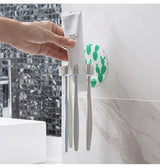 StickSpace No-Drill Toothbrush & Bathroom Organizer – Self-Adhesive Wall Storage Holder