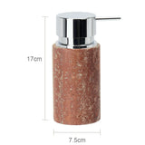 Rubèra Red Travertine Bathroom Set – Vintage Natural Stone Luxury Accessories