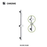 Adjustable Wall Mount Shower Slide Bar Set Premium – Stainless Steel Handheld Shower | Sliding Holder | Water Saving Design