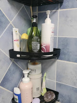 AquaGrip No-Drill Shower Organizer Set – Waterproof Adhesive Bathroom Shelf System (1, 2 or 3 Pack) – Heavy-Duty Wall Storage for Shampoo, Soap & Essentials