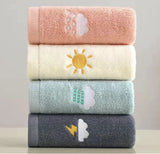 CottonCloud 4-Piece Luxury Towel Set – 100% Ring-Spun Cotton