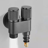 HydroSplit DualFlow Pro Valve – 2-Way Wall Mount Water Splitter Faucet for Toilet & Washing Machine