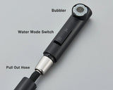 FlexiJet Black Pull-Out Kitchen Faucet – 360° Swivel, Dual Spray, Matte Black Stainless Steel