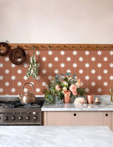 BohoTerracotta Self-Adhesive Tile Stickers – 10-Piece Vinyl Decals for Walls & Floors