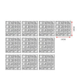 DecoMosaic 3D Peel-and-Stick Mosaic Wall Tiles – 10-Pack Waterproof PVC Stickers for Kitchen & Bathroom