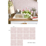 BohoTerracotta Self-Adhesive Tile Stickers – 10-Piece Vinyl Decals for Walls & Floors