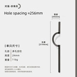 OrientArc Luxe Round Cabinet Pull – Modern Chinese Style Zinc Alloy Furniture Handle with Polished Electroplated Finish