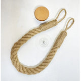HangEasy Rope Towel & Toilet Paper Holder – Boho-Style, No-Drill Wall-Mount Organizer